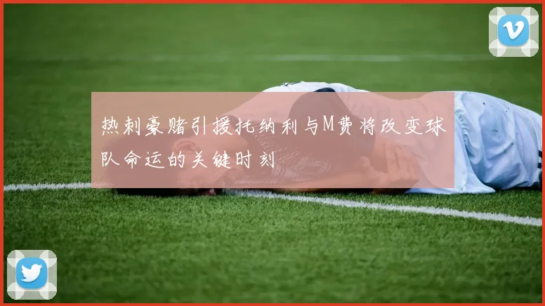 热刺豪赌引援托纳利与M费将改变球队命运的关键时刻